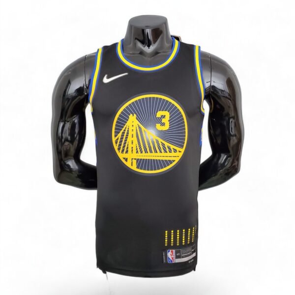 Golden State Warriors Poole #3 (75th Anniversary) Black - Image 2