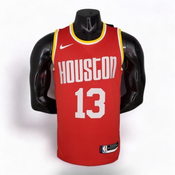 Houston Rockets Harden #13 Retro Red - Image 2