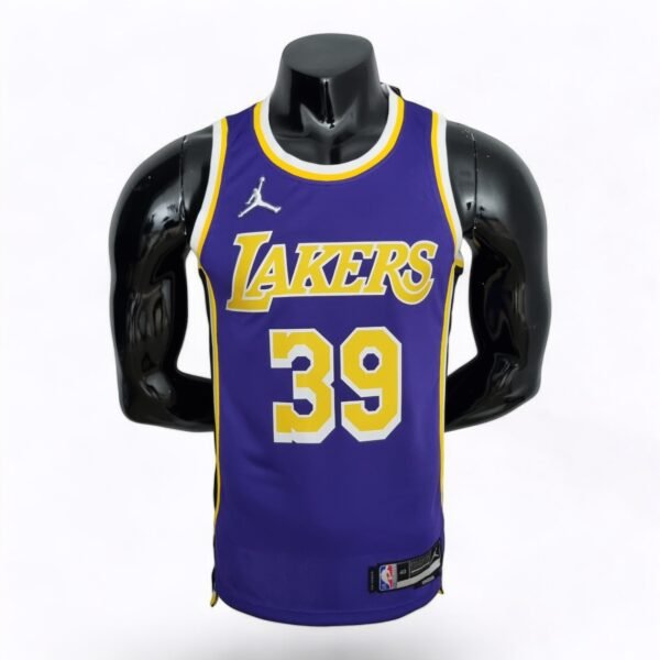 Los Angeles Lakers Dwight Howard #39 (75th Anniversary) Purple - Image 2