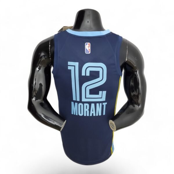 Memphis Grizzlies Ja Morant #12 (75th Anniversary) Blue - Image 2