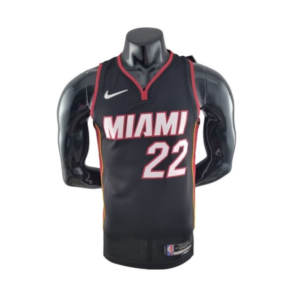 Miami Heat Jimmy Butler #22 (75th Anniversary) Black - Image 2