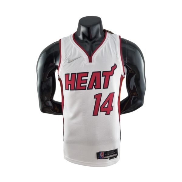 Miami Heat Tyler Herro #14 (75th Anniversary) White - Image 2