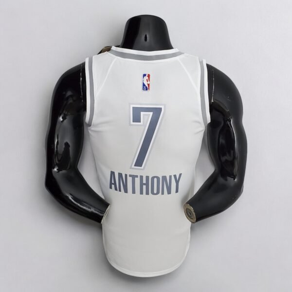 Oklahoma City Thunder Anthony #7 (75th Anniversary) White - Image 2