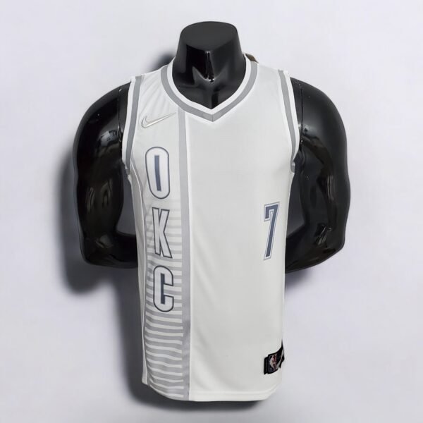 Oklahoma City Thunder George #13 (75th Anniversary) White - Image 2