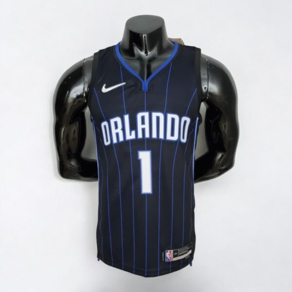 Orlando Magic Tracy McGrady #1 (75th Anniversary) Black - Image 2