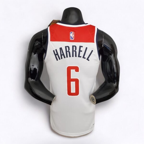 Washington Wizards Harrell #6 (75th Anniversary) White - Image 2