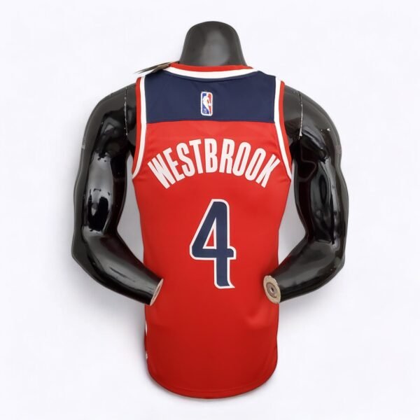 Washington Wizards Wesbrook #4 (75th Anniversary) Red - Image 2