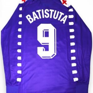 Fiorentina Home Long Sleeve 1998-99 Gabriel Batistuta Legend Version